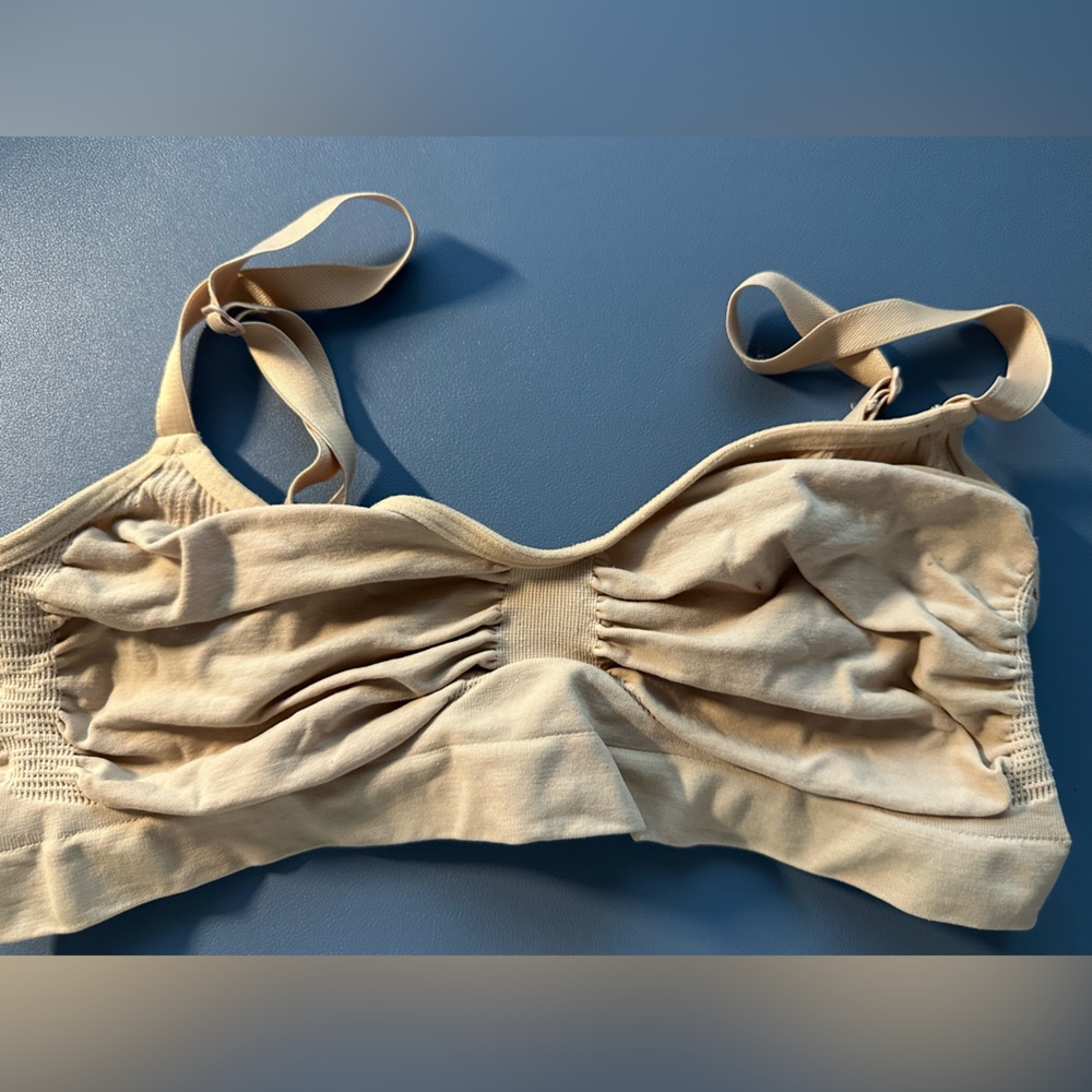 beige skims bralette